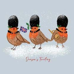 London Robins - Personalised Christmas Card