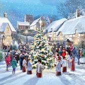 Christmas Carols - Personalised Christmas Card