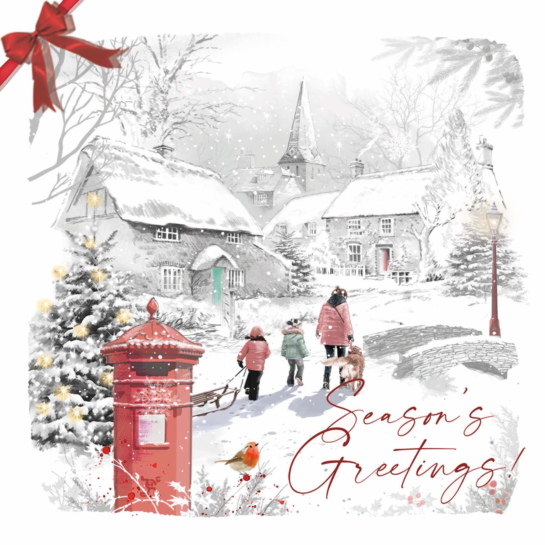 Dales Christmas - Personalised Christmas Card