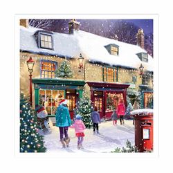 Christmas Shoppers - Personalised Christmas Card
