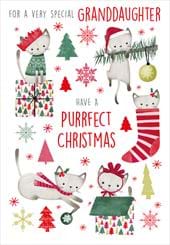 Purrfect Granddaughter Christmas