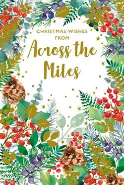 Festive Across the Miles Christmas Card