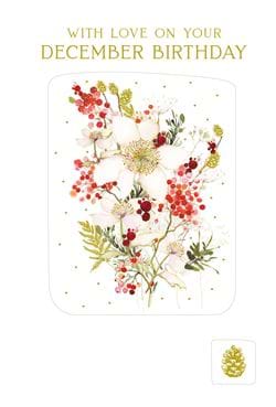 December Birthday Card