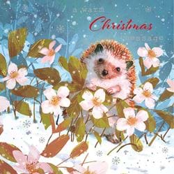 Hedgehog Christmas Card