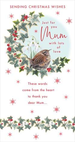 From the Heart Mum Christmas Card
