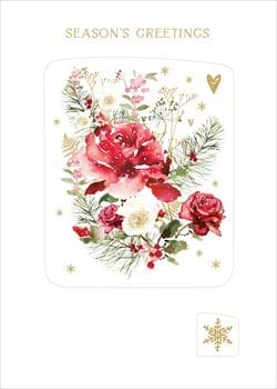 Floral Christmas Card