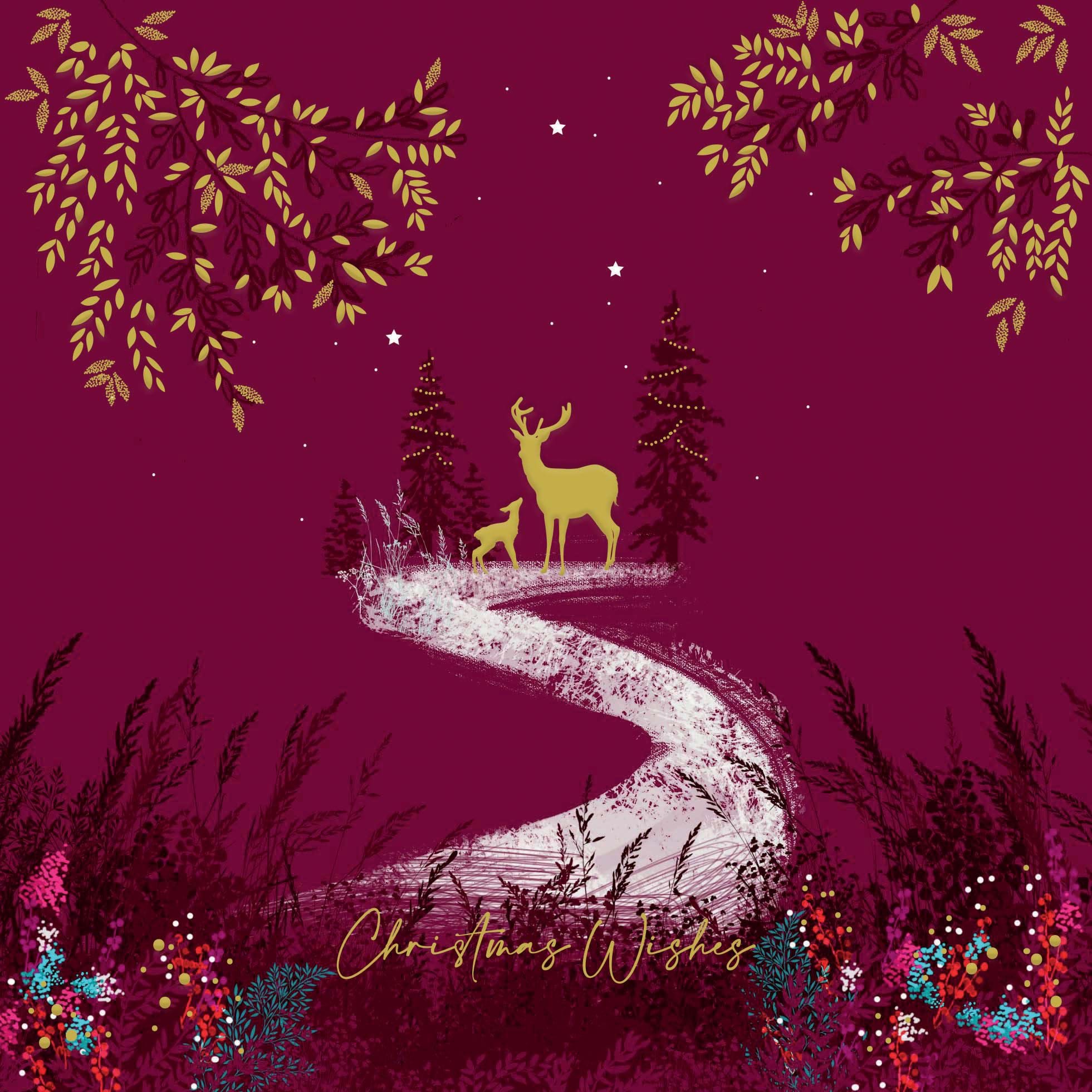 Woodland Trail - Personalised Christmas Card