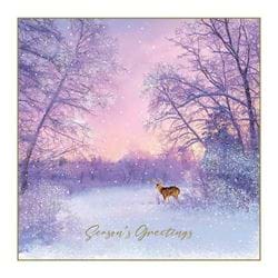 Majestic Sunset - Personalised Christmas Card