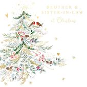 Tree Brother and Sister-in-law Christmas Card