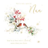 Loved Nan Christmas Card