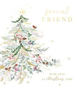 Tree Special Friend Christmas Card