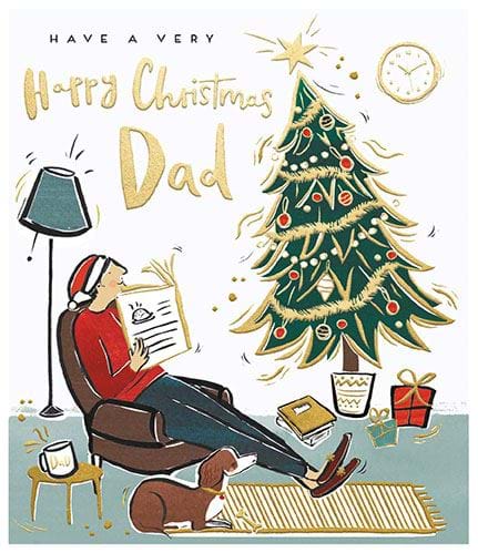 Relax Dad Christmas Card