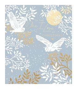Owl One I Love Christmas Card