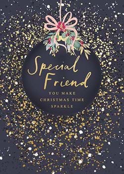 Sparkle Friend Christmas Card