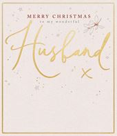 Wonderful Husband Christmas Card