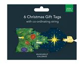 Celestial Trees Christmas Gift Tags - Pack of 6
