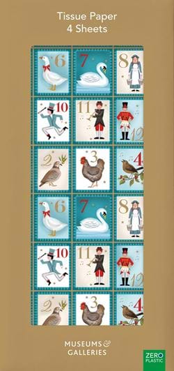 12 Days Christmas Tissue Paper