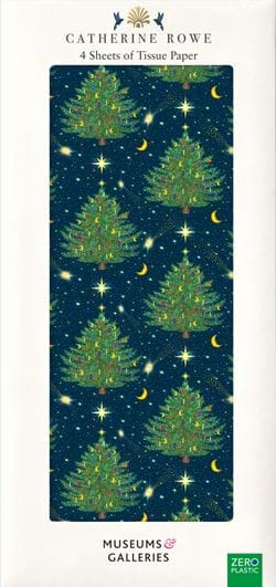 Celestial Trees Christmas Tissue Paper
