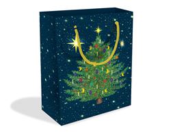 Celestial Trees Medium Christmas Gift Bag
