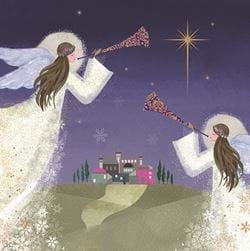 Angels Over City, Age UK Christmas Cards - Pack of 10