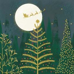 Over The Trees, Age UK Christmas Cards - Pack of 10