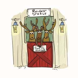 Feed the Reindeer, British Heart Foundation Christmas Cards - Pack of 10