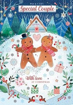 Gingerbread Special Couple Christmas Card