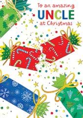Cracker Uncle Christmas Card