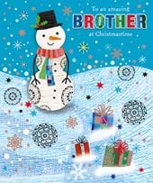 Amazing Brother Christmas Card