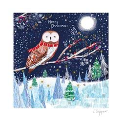 Owl Christmas Cards - Pack of 10