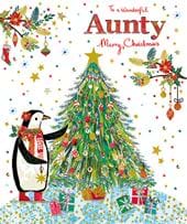 Penguin Aunty Christmas Card