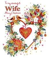 Wonderful Wife Christmas Card