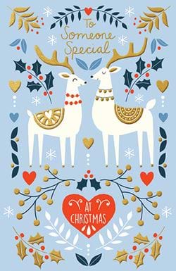 Deer Someone Special Christmas Card