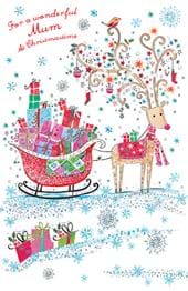 Sleigh Mum Christmas Card