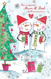 Special Mum and Dad Christmas Card