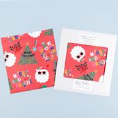 Santa Luxury Christmas Wrapping Paper - 4 Sheets