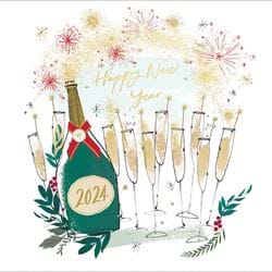 Champagne 2024 New Year Card