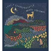 Deer Granddaughter Christmas Card
