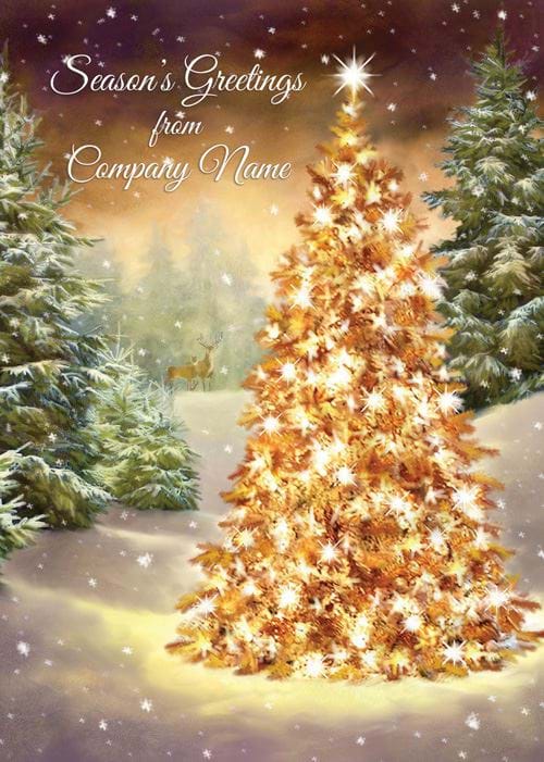 Star of the Show - Front Personalised Christmas Card