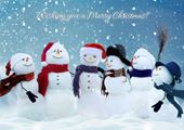 Together as a Team - Personalised Christmas Card