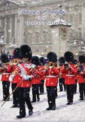 Winter Procession - Front Personalised Christmas Card