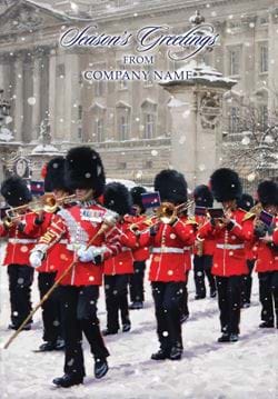 Winter Procession - Front Personalised Christmas Card