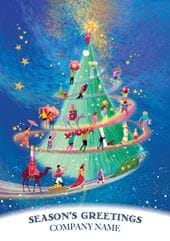 Worldwide Festivities - Front Personalised Christmas Card