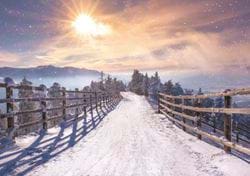 A Crisp Winter's Morning - Personalised Christmas Card