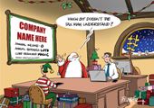 Christmas Accounts - Front Personalised Christmas Card