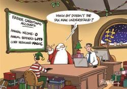 Christmas Accounts - Personalised Christmas Card