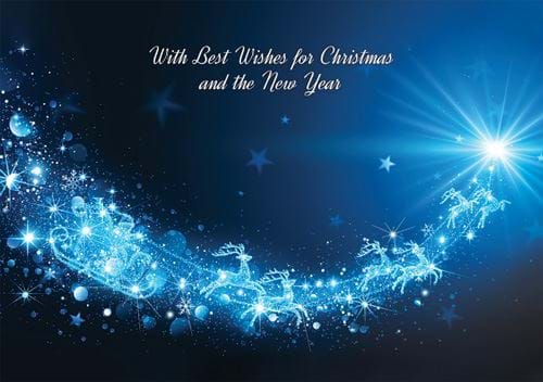 Dashing Through the Sky - Personalised Christmas Card