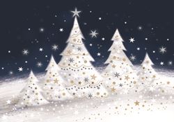 Dreaming of a White Christmas - Personalised Christmas Card