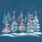 Forest of Stars - Personalised Christmas Card