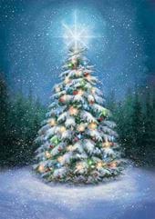 Merry and Bright - Personalised Christmas Card